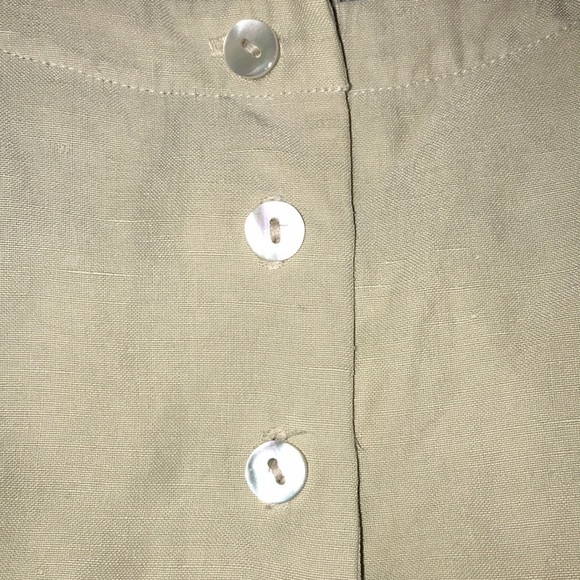 Harve Benard Linen/Silk Blend Sleeveless Top - Picture 5 of 9